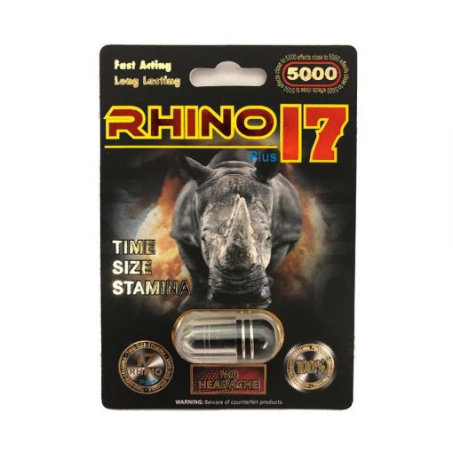 Rhino 17 5000 Plus 5 Pill Pack