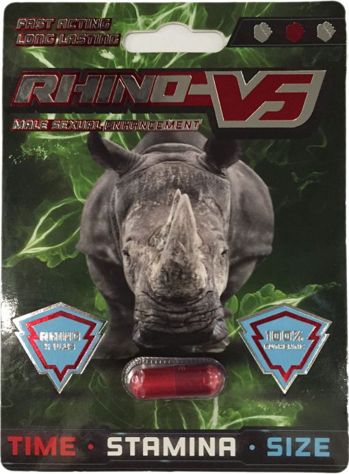 Rhino V5 6 Pill Pack