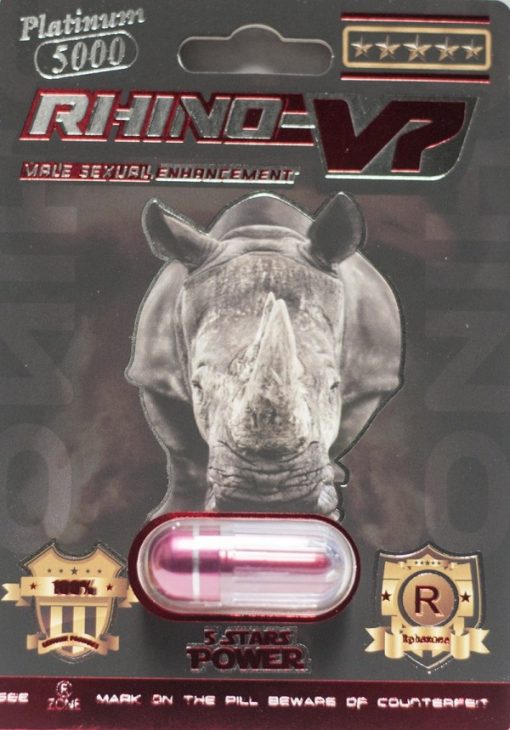 Rhino V7 5000 5 Pill Pack