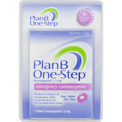 Plan B One-Step Emergency Contraceptive Morning After Pill 1 Tablet ...