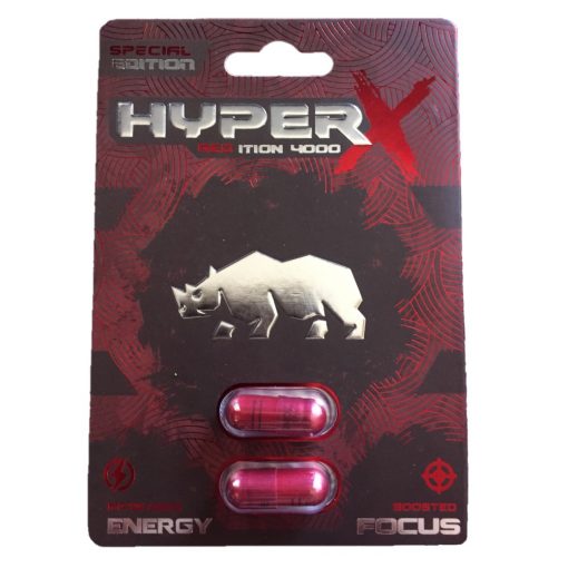 Rhino Hyper X 4000 6 Pill Pack