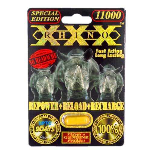 Rhino XXX 11000 5 Pill Pack